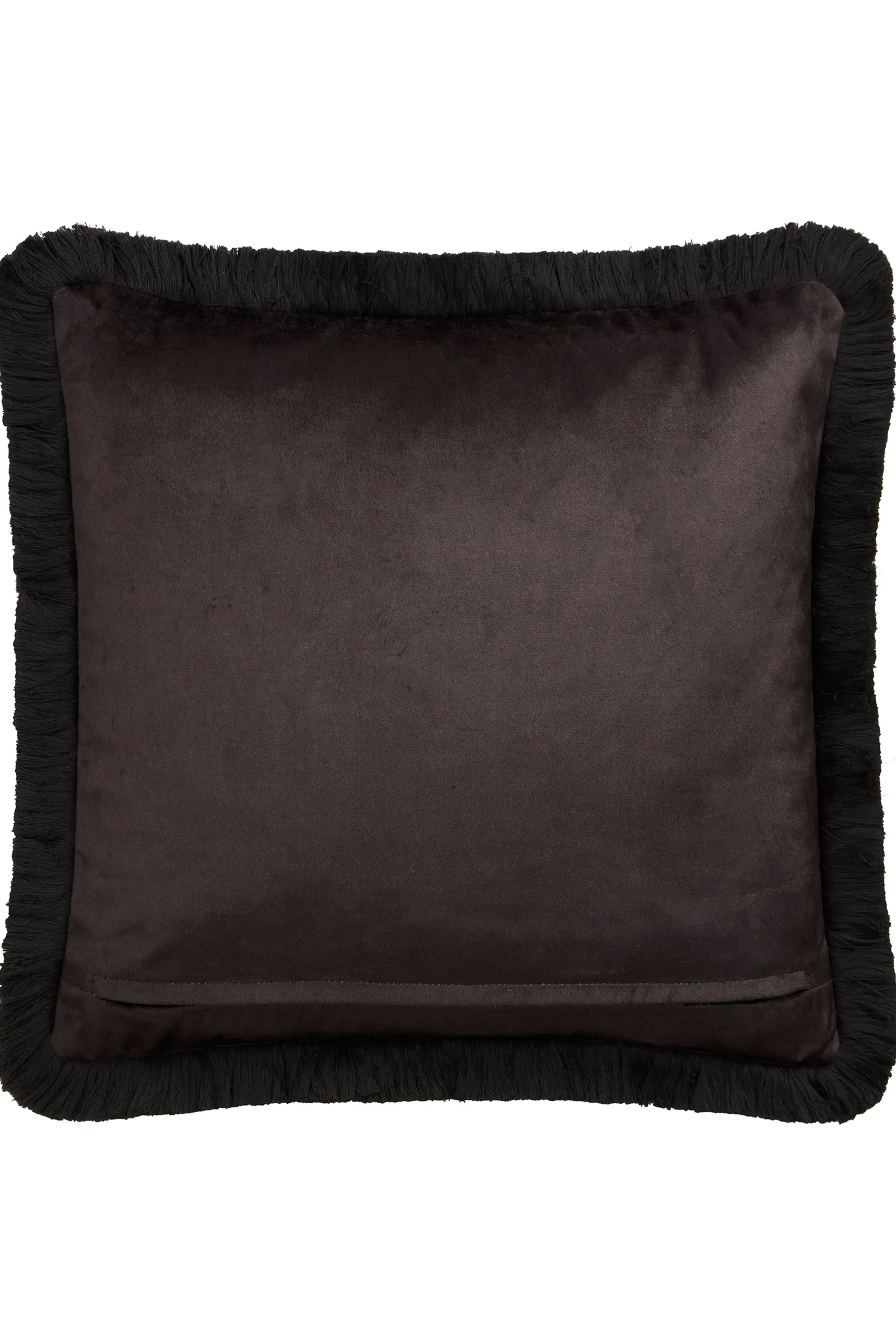 Laurence Llewelyn-Bowen 'Vista' Hand Drawn Print Velvet Filled Cushion in Grey 3