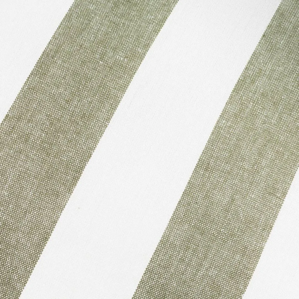 Yard Hayle 100% Cotton Striped Outdoor Cushion in Light Green 5