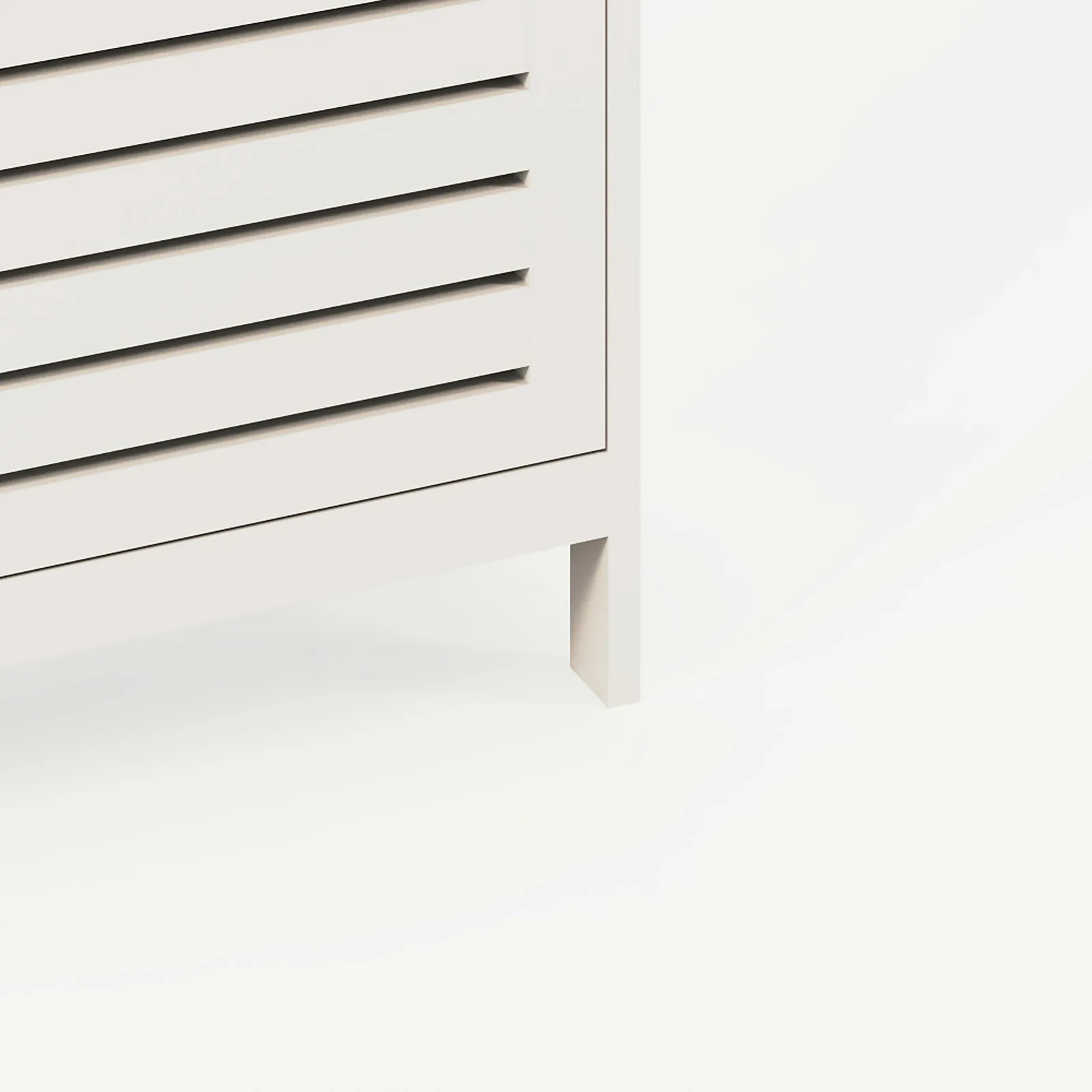 GFW Bergen Three Tier Shoe Cabinet in White 5