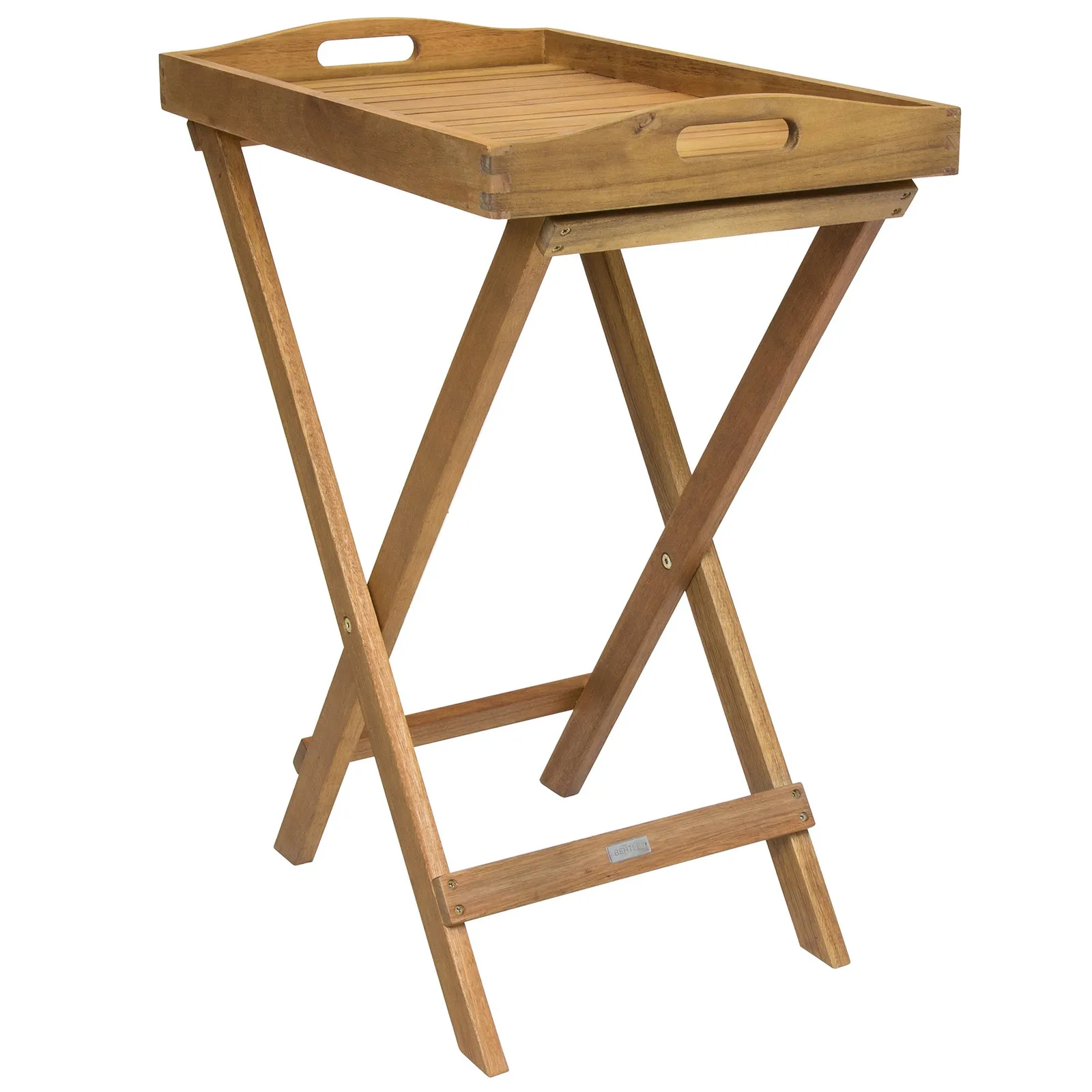 Acacia Hardwood Butler Tray Brown