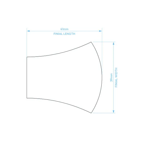 Trumpet Extendable Metal Curtain Pole 4
