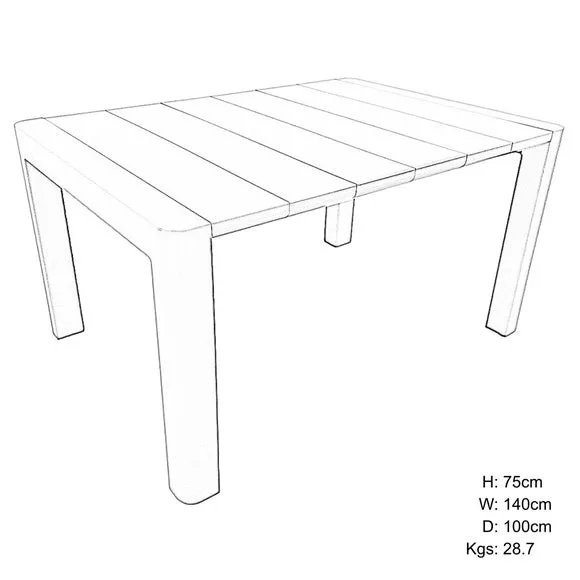 Modura Henrik Rectangular Dining Table with 6 Stina Armchairs 5