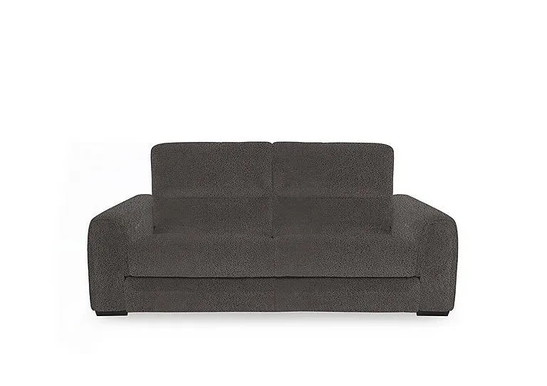 Flex Fabric 2 Seater Power Recliner Sofa with Storage Arms - Dark Grey