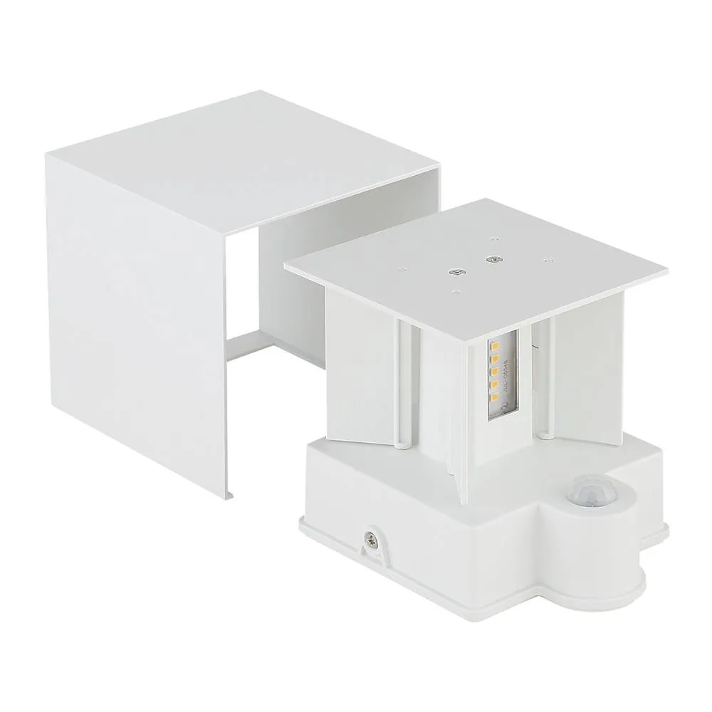 Netlighting Veronika Integrated LED Outdoor Up Down Wall Lamp White 3000K 3