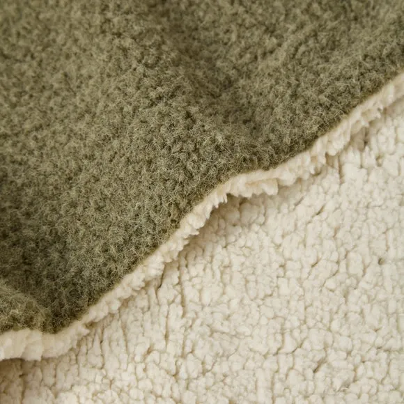 Mottled Sherpa Throw Blanket 130cm x 180cm 2