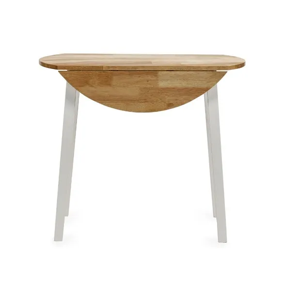 Linwood 2-4 Seater Round Drop Leaf Dining Table 4