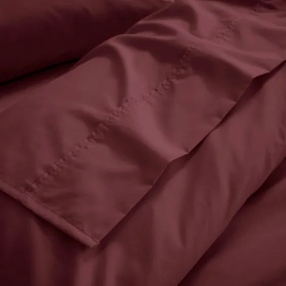 Dorma Crisp & Fresh 400 Thread Count Egyptian Cotton Percale Flat Sheet