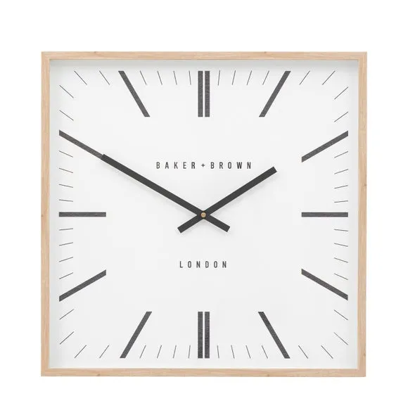 Cedar & Sage Penhurst Square Wall Clock 6
