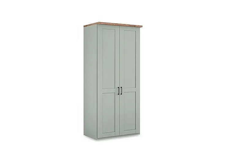 Adeline 2 Door Hinged Wardrobe - Sage