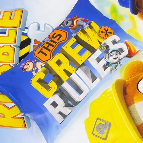 Paw Patrol Rubble'n'Crew Polycotton Duvet Cover & Pillowcase Set 2