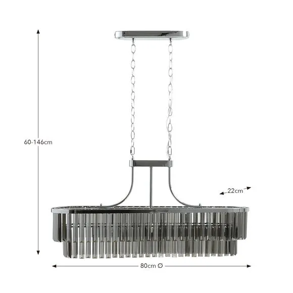 Audra 5 Light Adjustable Diner Ceiling Light 6
