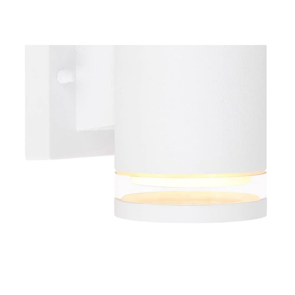 Netlighting Alcala Outdoor Up Down Wall Lamp Matt White 2x GX53 4