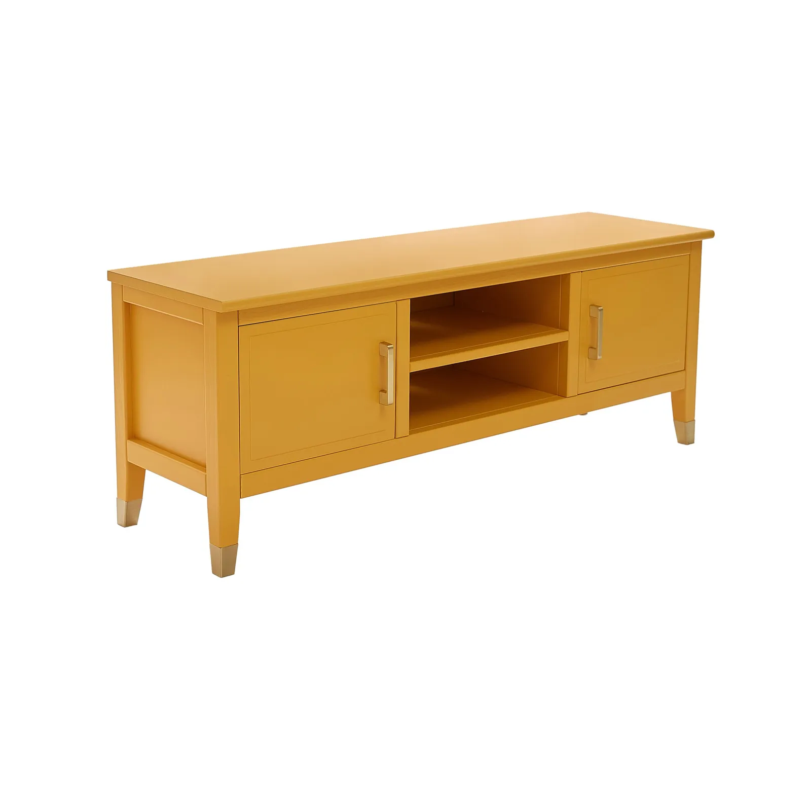 Cabinet Bits Palazzi 2 Door TV Unit H45 W120 D35cm in Mustard 2