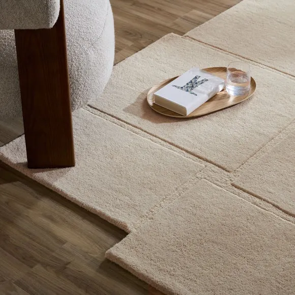 Stack Shaped Wool Rug 6