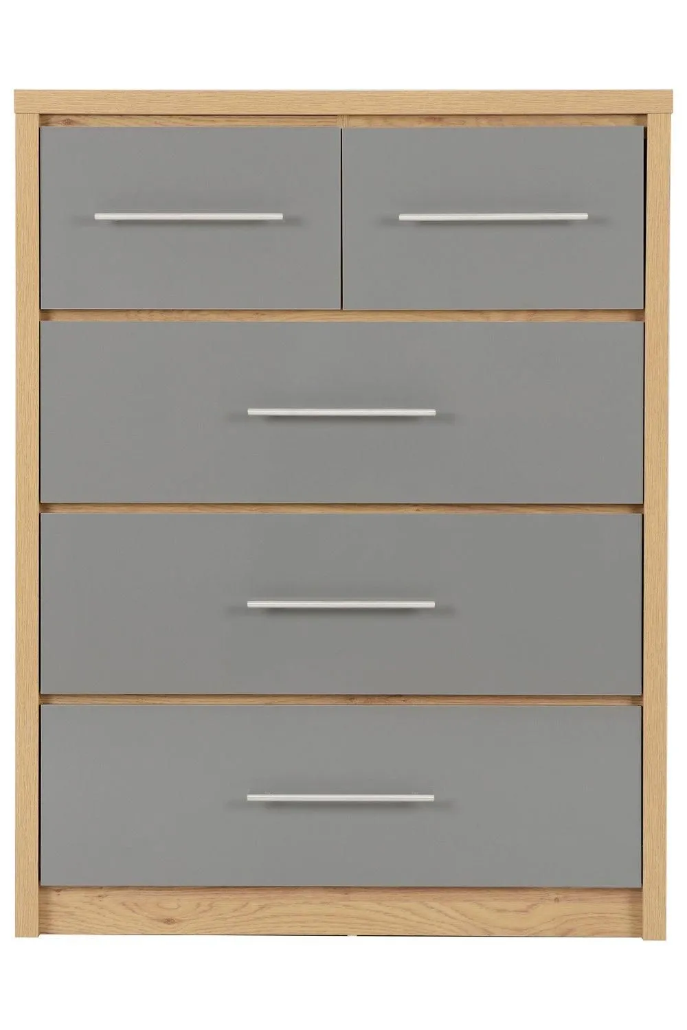 Seconique Seville 3+2 Drawer Chest in Grey 2