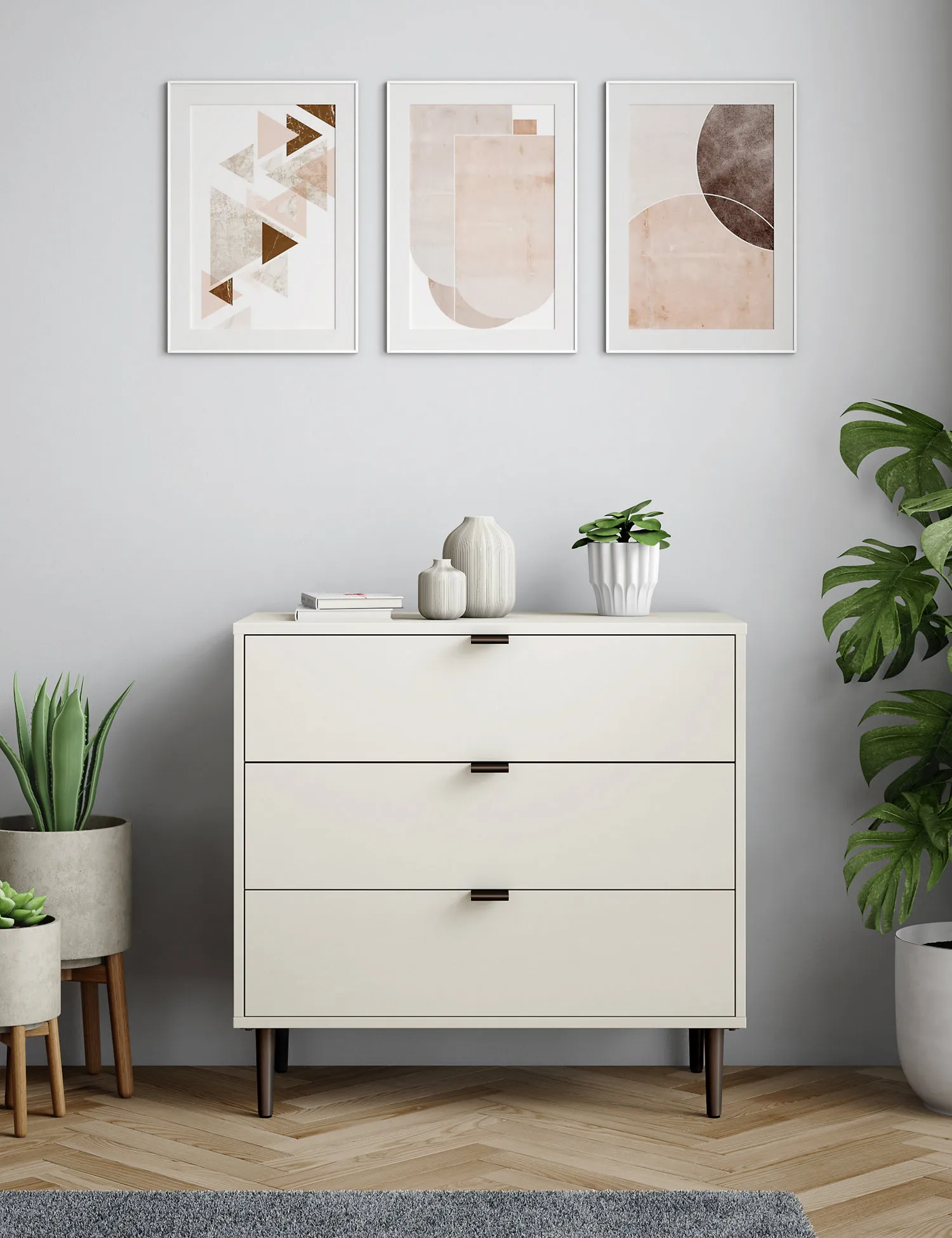 M&S Quinn 3 Drawer Chest