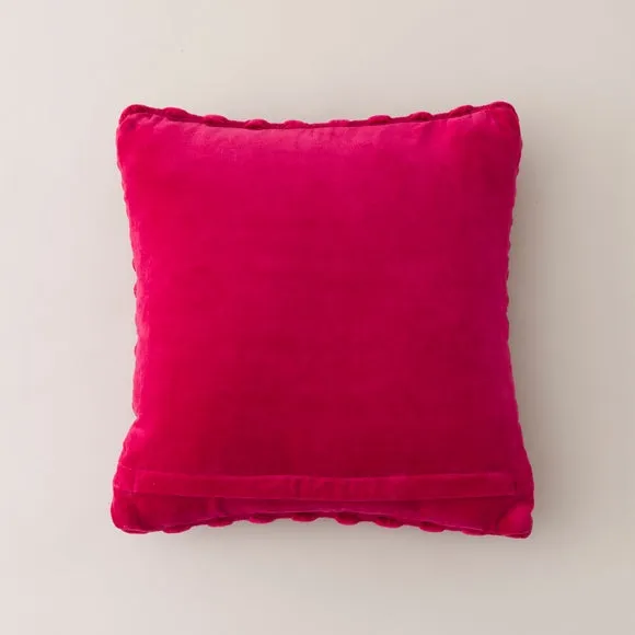 Velvet Looped Square Cushion 5