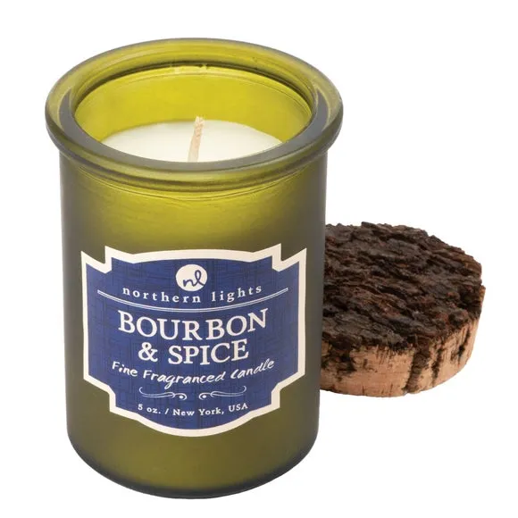 Northern Lights Spirit Bourbon and Spice Jar Candle 3