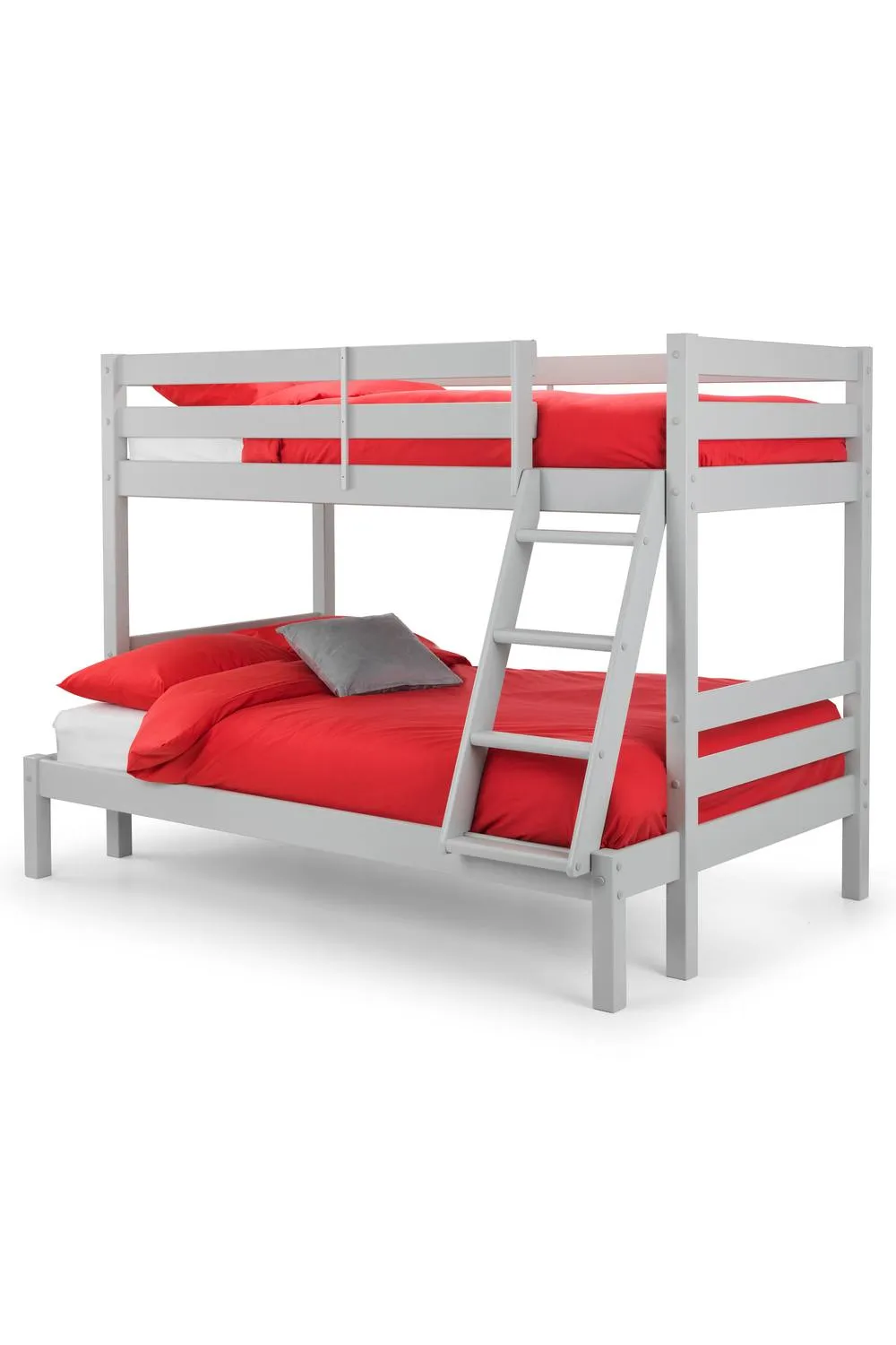 Julian Bowen Merlin Triple Sleeper Bunk Bed in Grey 2