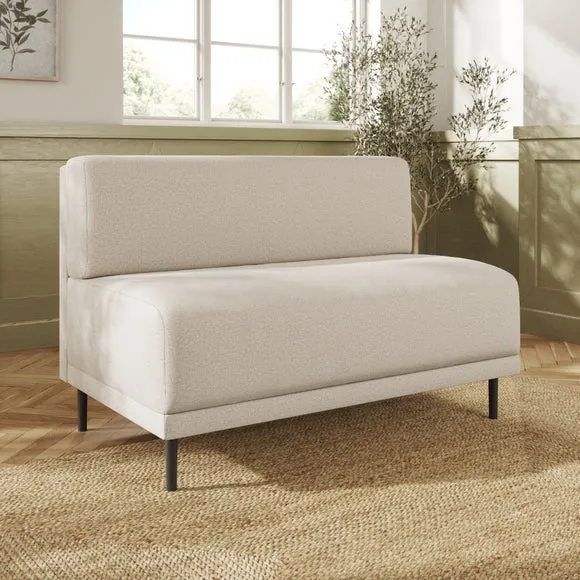 Mae Long Dining Bench, Textured Weave 3
