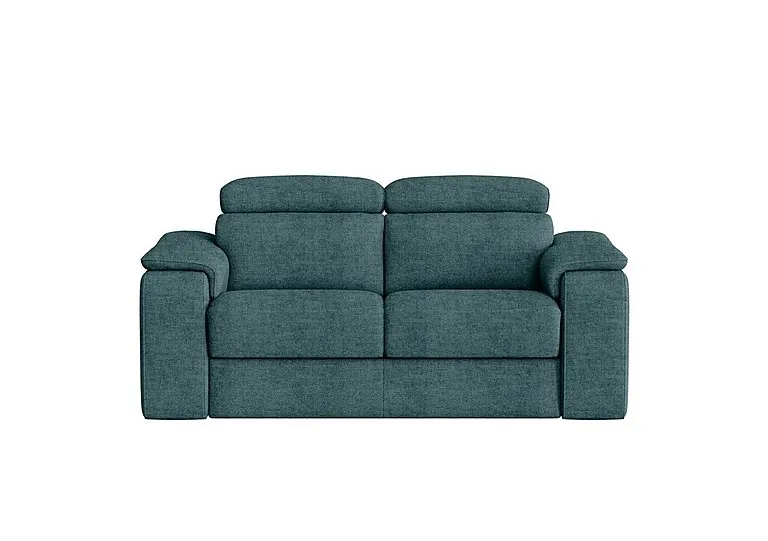 Davide 2 Seater Fabric Sofa - Baobab Blue