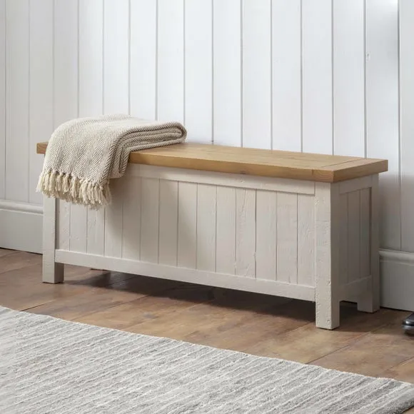 Caleb Wooden Storage Bench 2