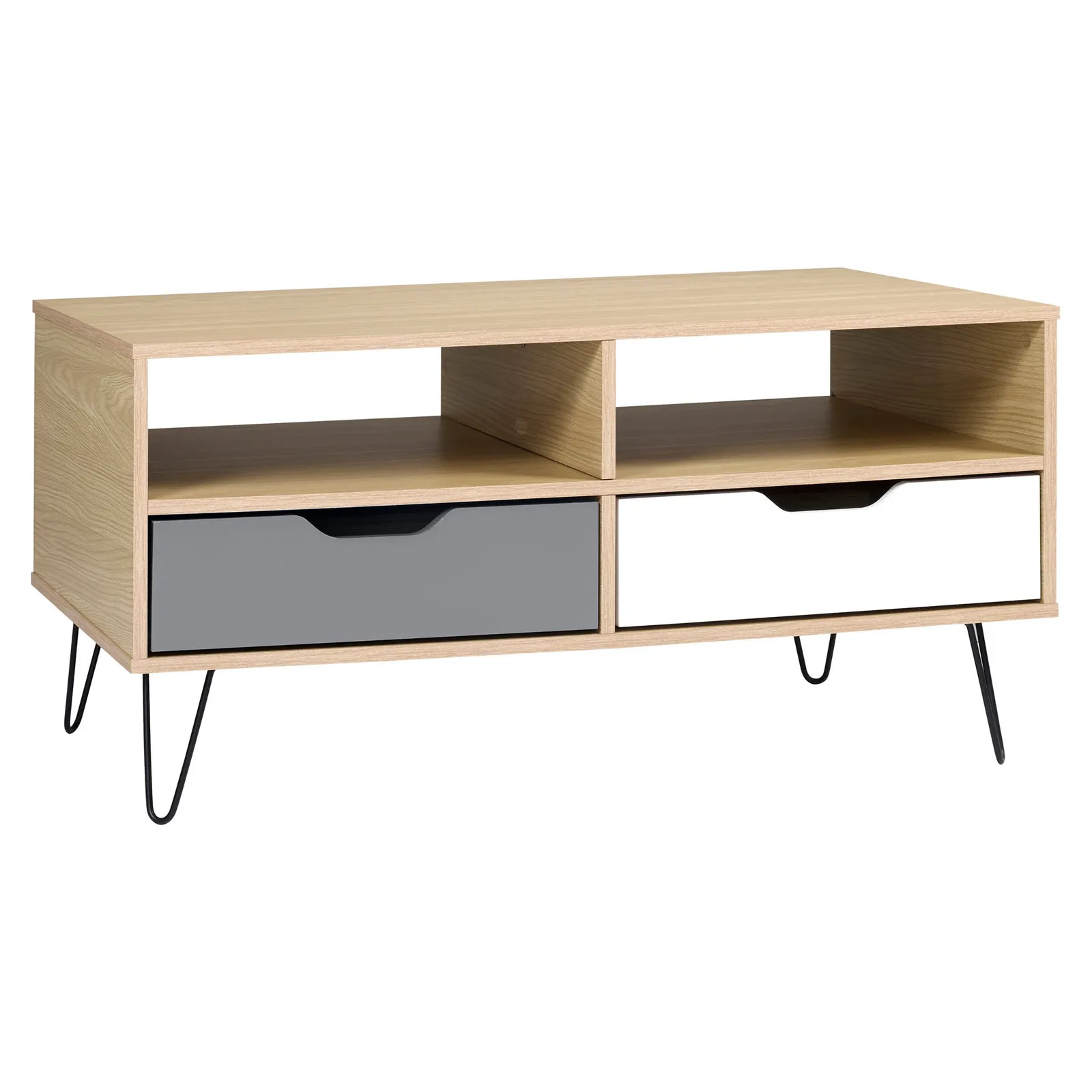 Bergen Coffee Table Grey and Brown