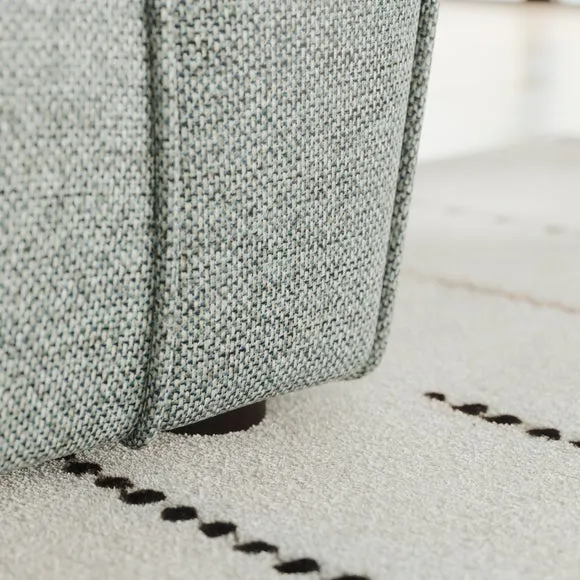 Blake Basket Weave Texture 3 Seater Sofa 4