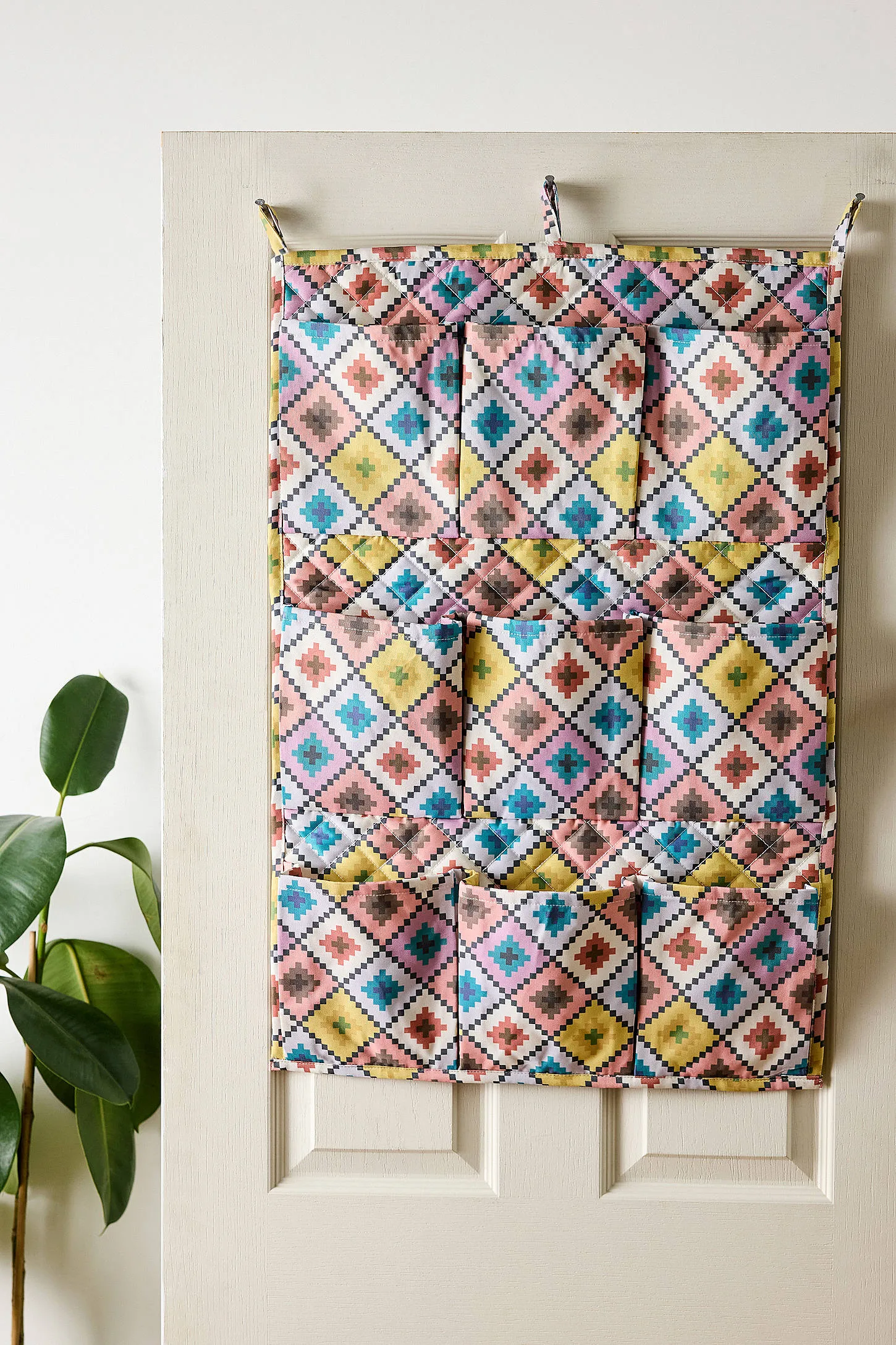 Geometric 9-Pocket Hanging Storage Organiser 3