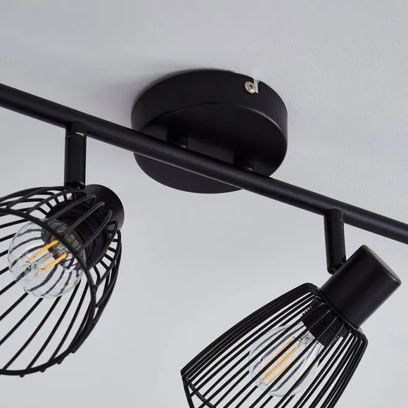 Elements Jaula 4 Light Semi Flush Spotlight Bar 4