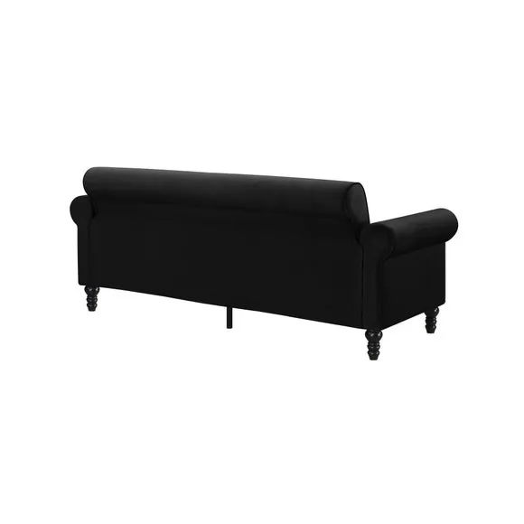 Greta Velvet 3 Seater Sofa 2