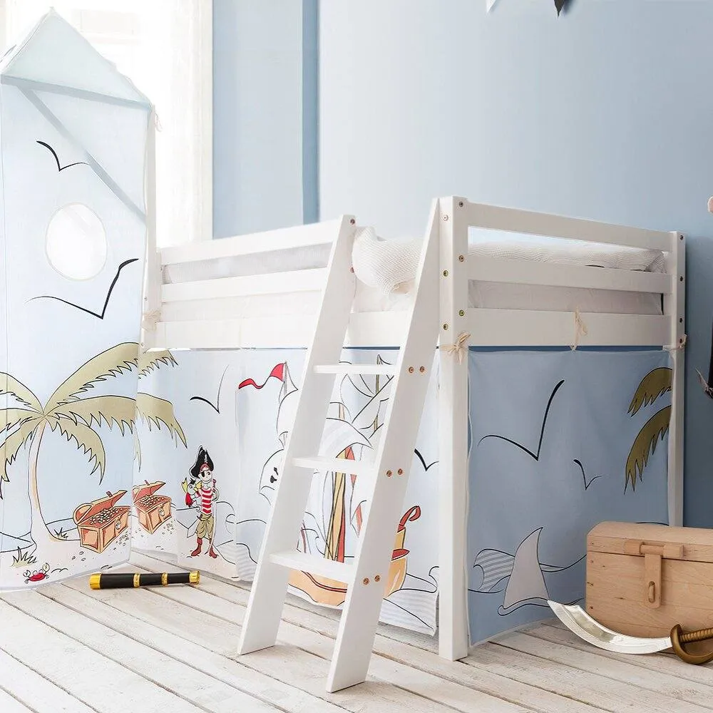 Nöa and Nani Moro Cabin Bed Midsleeper with Pirate Pete Package in White 2