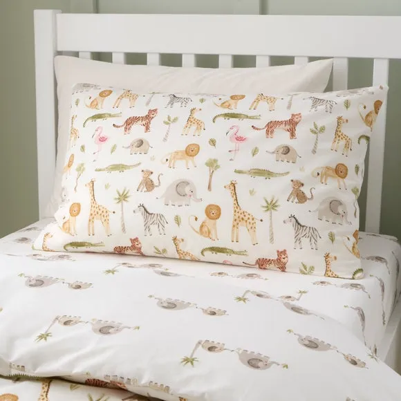 Little Wild Ones 100% Cotton Quilt Cover & Pillowcase Set 3