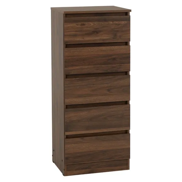 Walker 5 Drawer Narrow Chest 3