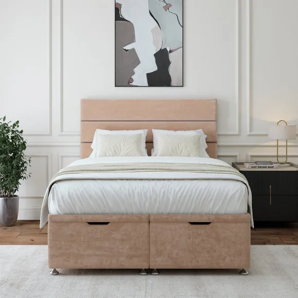 Plush Chenille End of Bed Ottoman Base 2