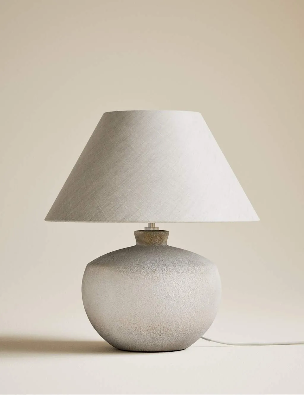 M&S Roma Urn Table Lamp White