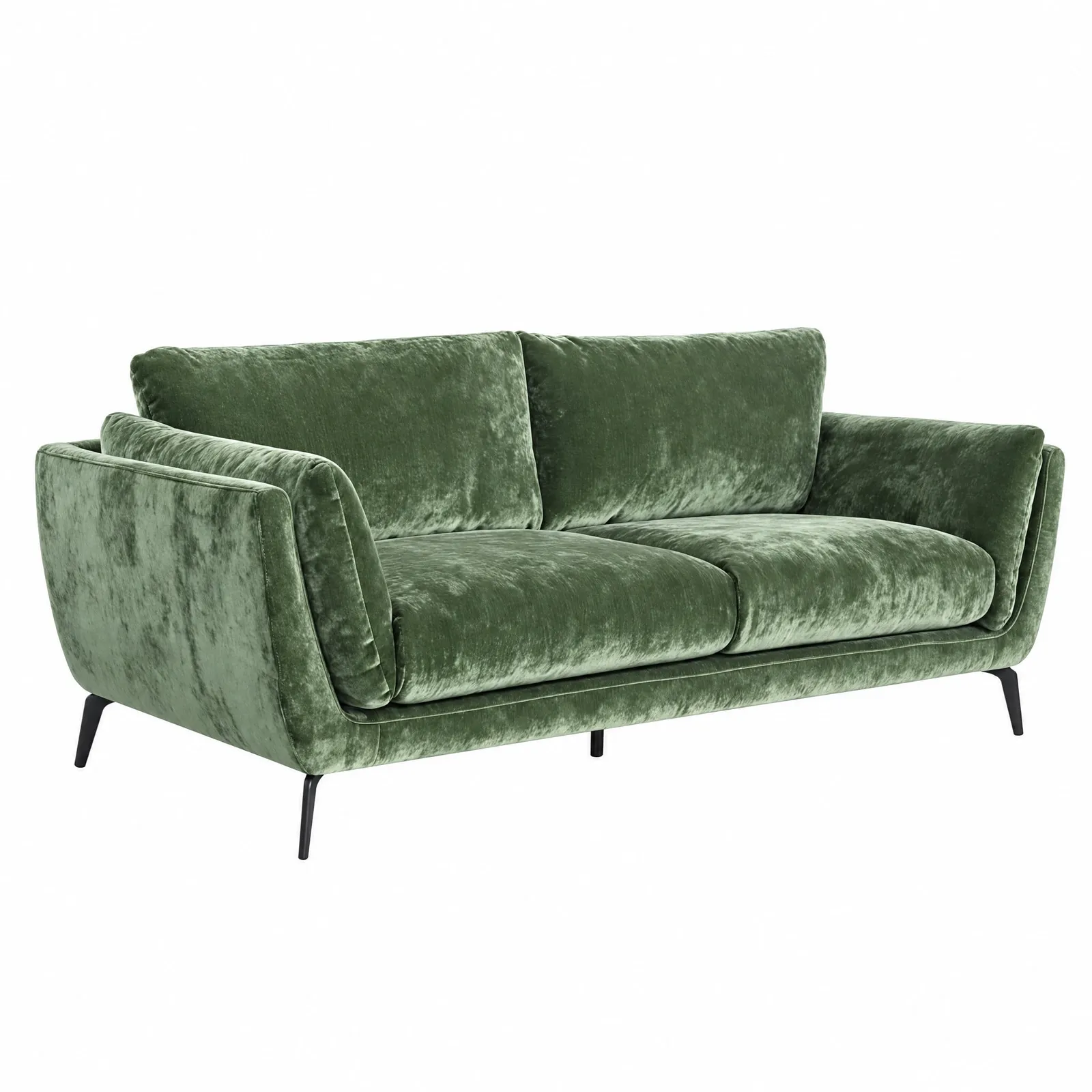Boone 3 Seater Sofa, Green Velvet | Barker & Stonehouse 2