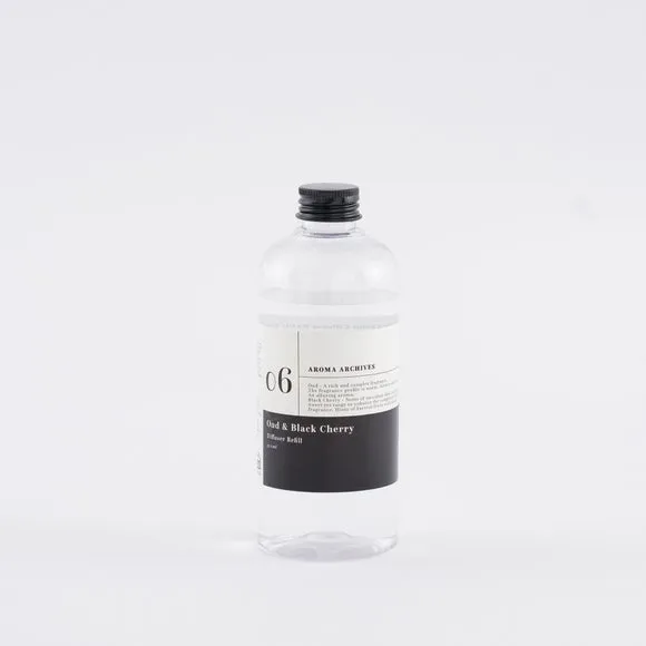 Aroma Archives No.6 Oud & Black Cherry Diffuser Refill 2