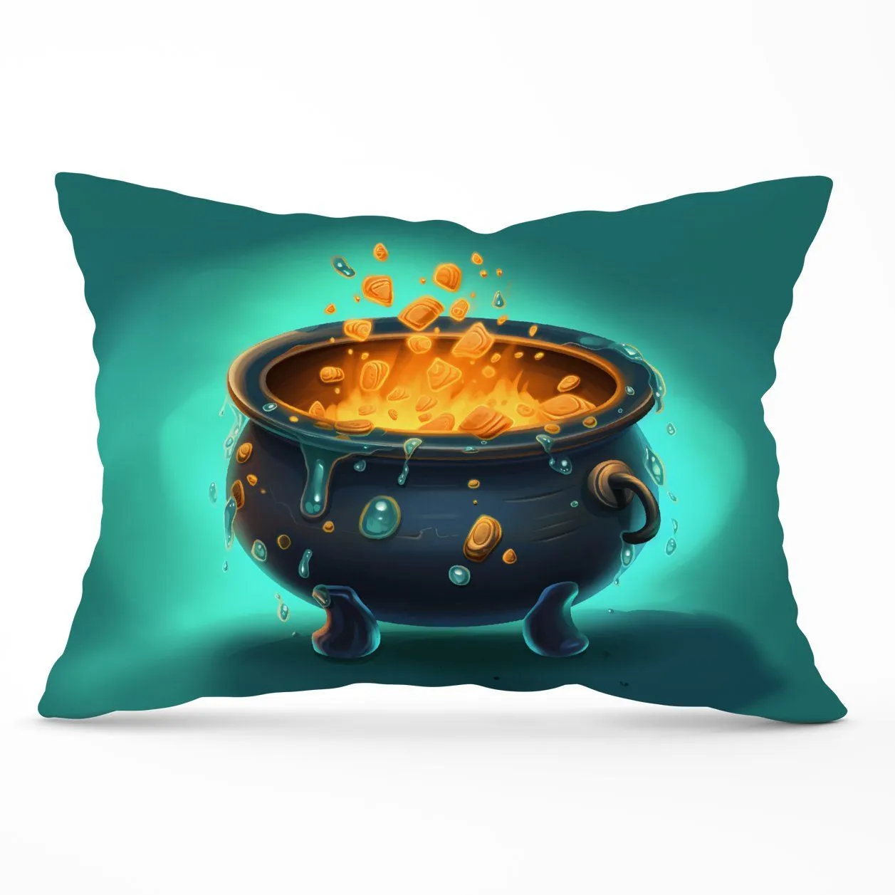Warren Reed - Designer Bubbling Cauldron Splashart Cushions