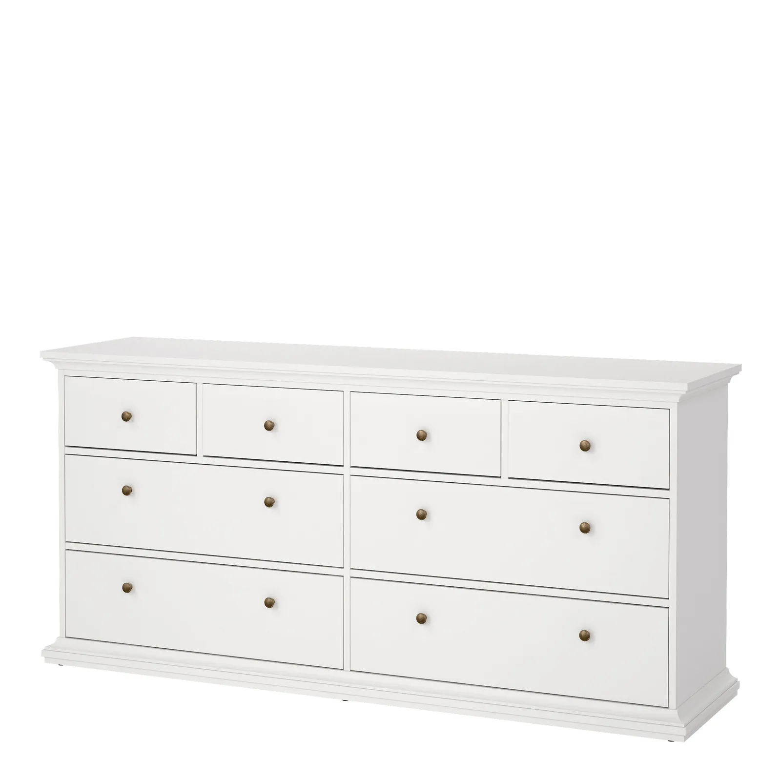 Furniture To Go Paris Chest of 8 Drawers in White 3