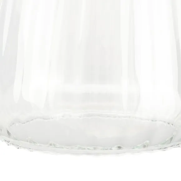 Pacific Porto Clear Optic Glass Tapered Pendant, Clear 5