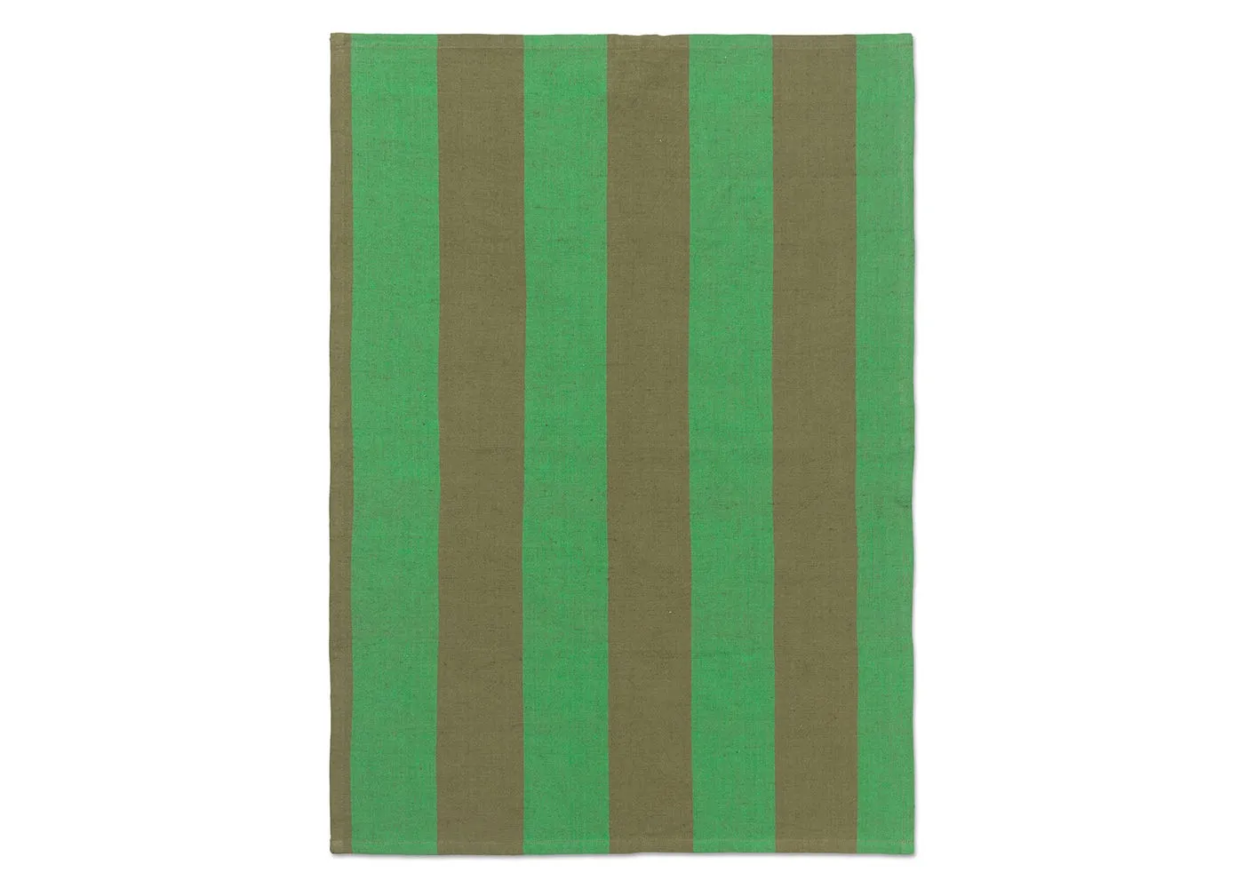ferm LIVING Hale Tea Towel Olive & Green