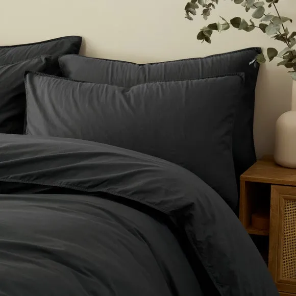 Soft Washed Cotton Standard Pillowcase Pair 1