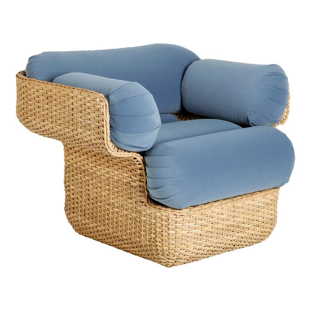 Gubi Basket Lounge Chair in Dedar Sunday 002 2