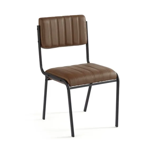 Rhys Set of 2 Dining Chairs, Faux Leather 5