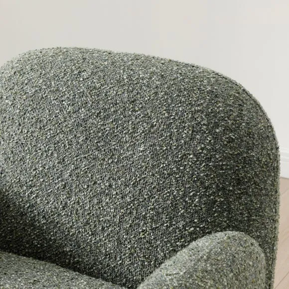 Ila Chunky Chenille Swivel Chair 3