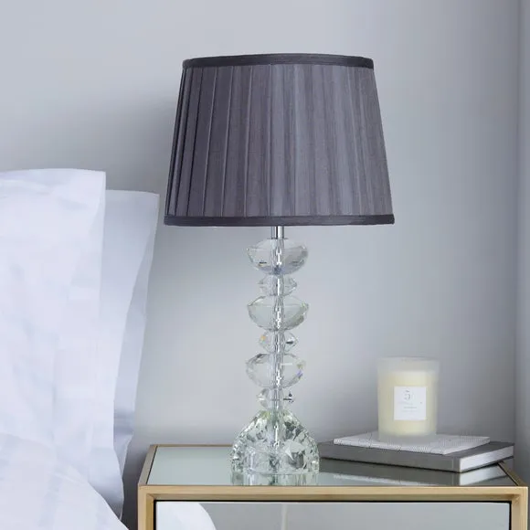 Dorma Genevieve Crystal Candlestick Table Lamp 2