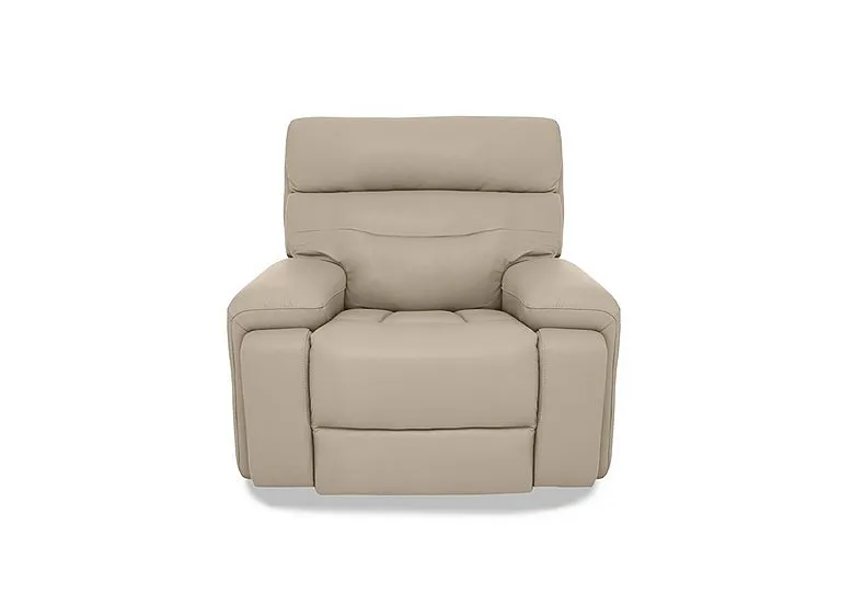 Cinemax Leather Chair - Dacota Pebble