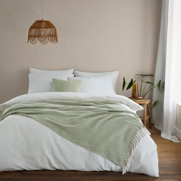 Jenson Herringbone Throw Blanket 5