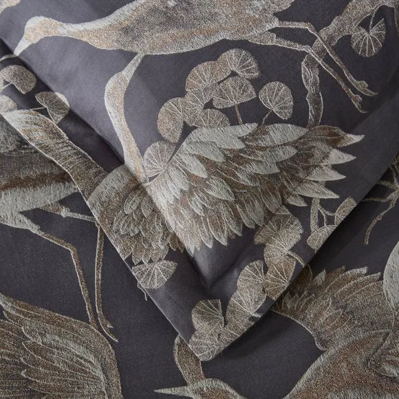 Dorma Gilded Crane Duvet Cover & Pillowcase Set 2
